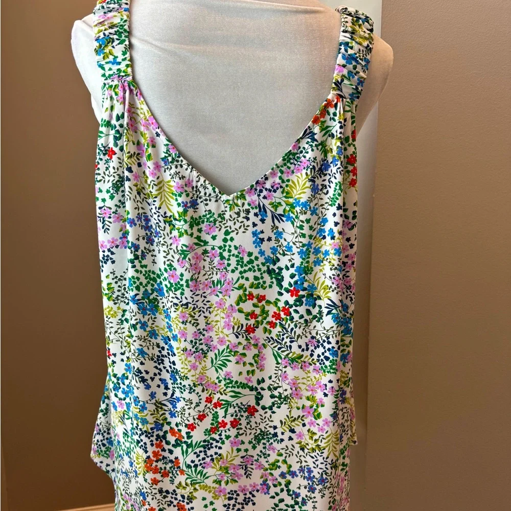 Cabi Rotation Tank. Paradise Floral. Size large. - Picture 6 of 9
